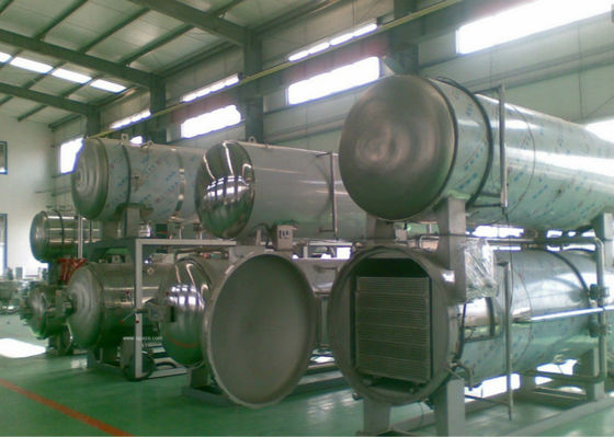चीन रेटोर्ट स्टरलाइजर मशीन आटोक्लेव जल संचलन पाइपलाइन खाद्य औद्योगिक एप्लाइड आपूर्तिकर्ता