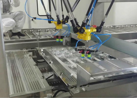 चीन दवा / फार्मास्युटिकल ऑटोमेशन रोबोटिक पैकेजिंग सिस्टम महान स्थिरता आपूर्तिकर्ता
