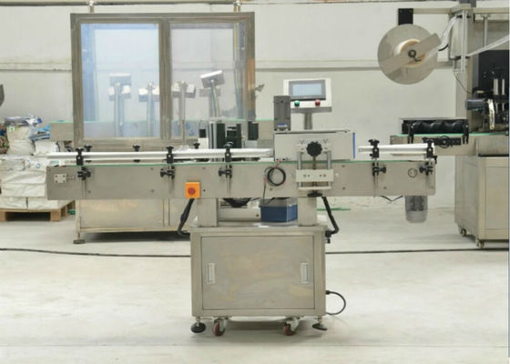 चीन बोतलों / डिब्बे के लिए औद्योगिक पैकेजिंग लाइन उपकरण लेबल चिपके हुए मशीन आपूर्तिकर्ता