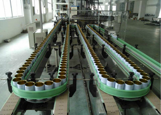 चीन तीन टुकड़ा टिन कैन उत्पादन लाइन पूरी तरह से / अर्ध स्वचालित 200-1000 प्रति घंटे कैन आपूर्तिकर्ता
