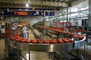 चीन पेय स्वचालित उत्पादन लाइन फलों / रस मिश्रणों के लिए सब्जियां आपूर्तिकर्ता